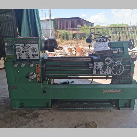 No.16 เครื่องกลึง Ecoca 460x1000 รูเพลา 58 - มือ2