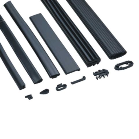 Custom extruded rubber strip